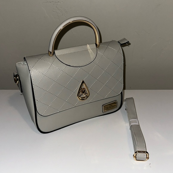 Bella Russo Handbags - Bella Russo Gray Crossbody Purse NWOT